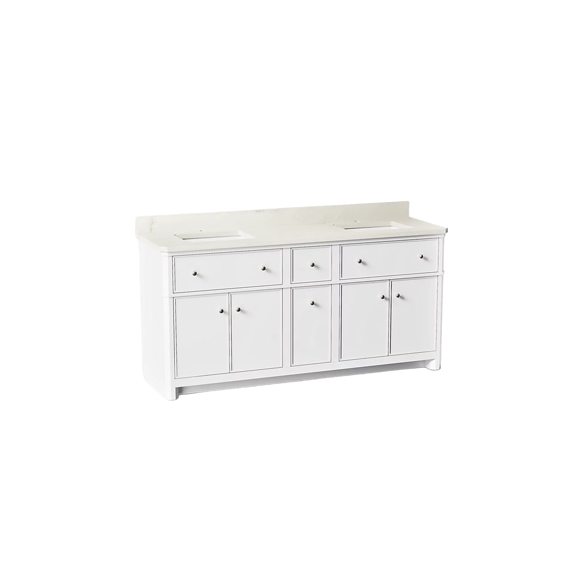 Claude™ bathroom vanity cabinet by Studio McGee in white by Kohler