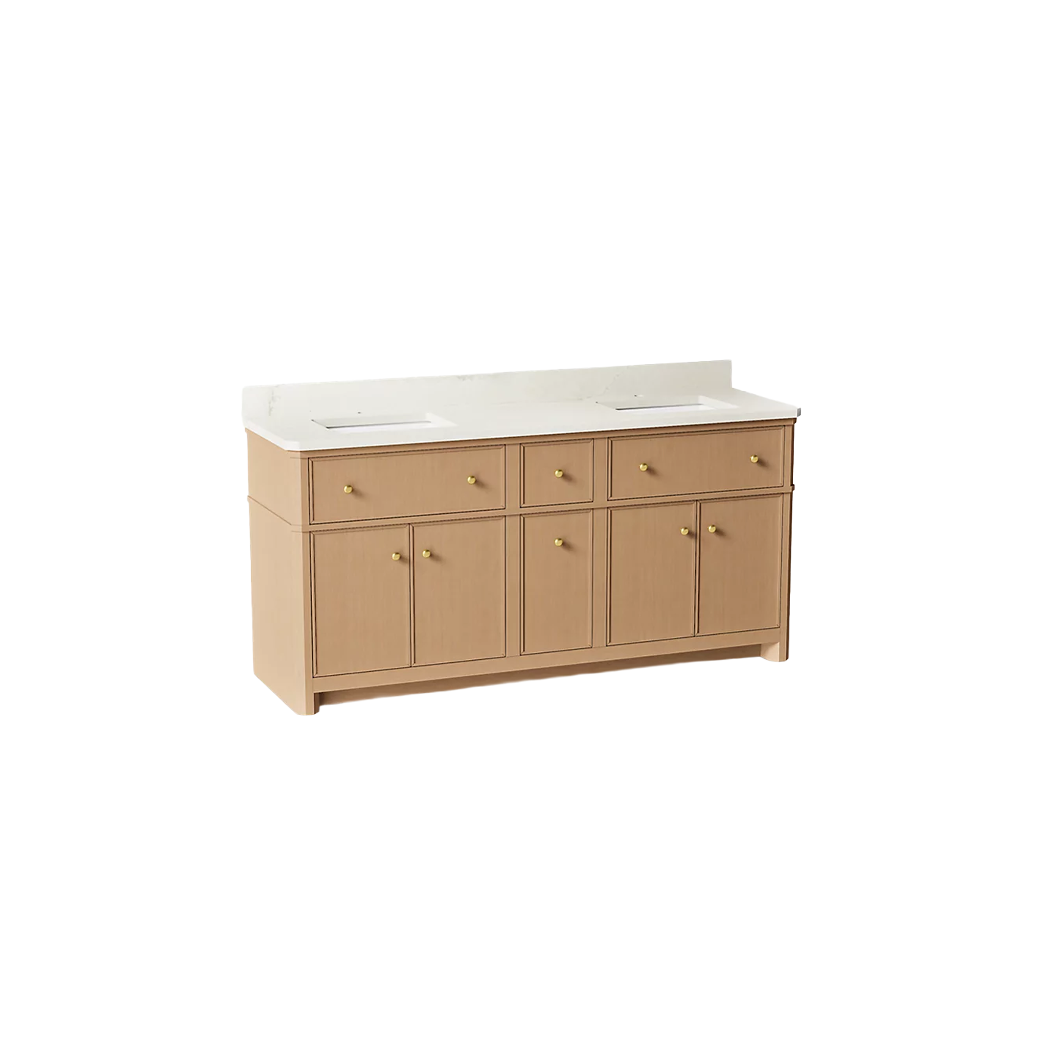 Claude™ Bathroom Vanity Cabinet by Studio McGee in white oak by Kohler