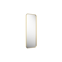 CLAUDE™ Rectangular Framed Mirror by Studio McGee in vibrant brass color by Kohler