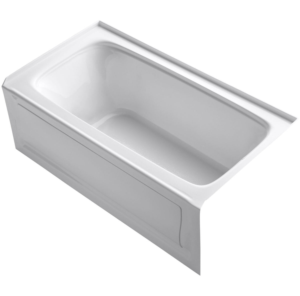 Bancroft 60 in. x 32 in. Alcove Bathtub with Integral Apron, Integral Flange and Left-Hand Drain in White Bancroft 60 in. x 32 in. Alcove Bathtub with Integral Apron, Integral Flange and Left-Hand Drain in White