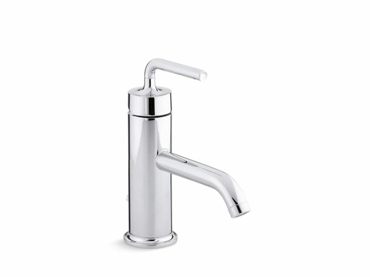 PURIST SINGLE-HANDLE BATHROOM SINK FAUCET WITH STRAIGHT LEVER HANDLE
