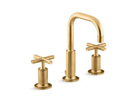 PURIST WIDESPREAD BATHROOM SINK FAUCET WITH CROSS HANDLES, 1.2 GPM