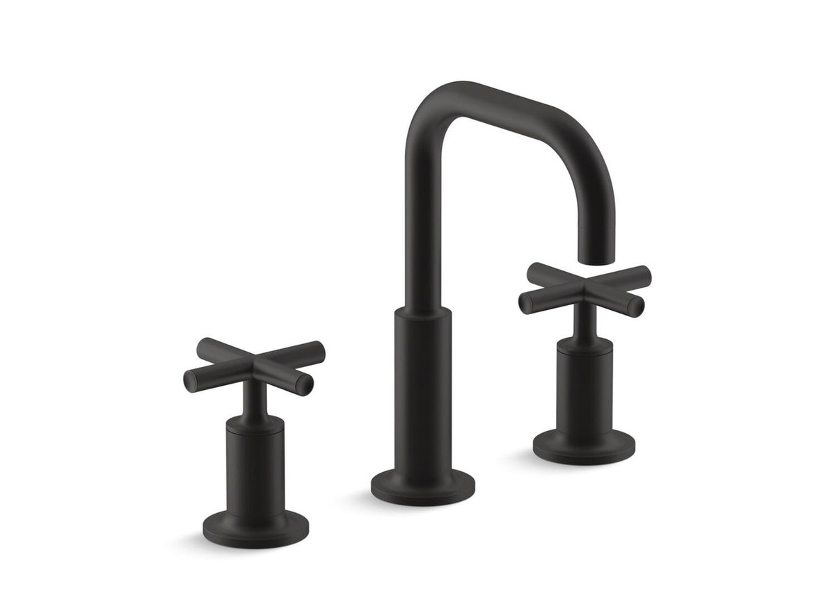PURIST WIDESPREAD BATHROOM SINK FAUCET WITH CROSS HANDLES, 1.2 GPM - robinsonco.ca
