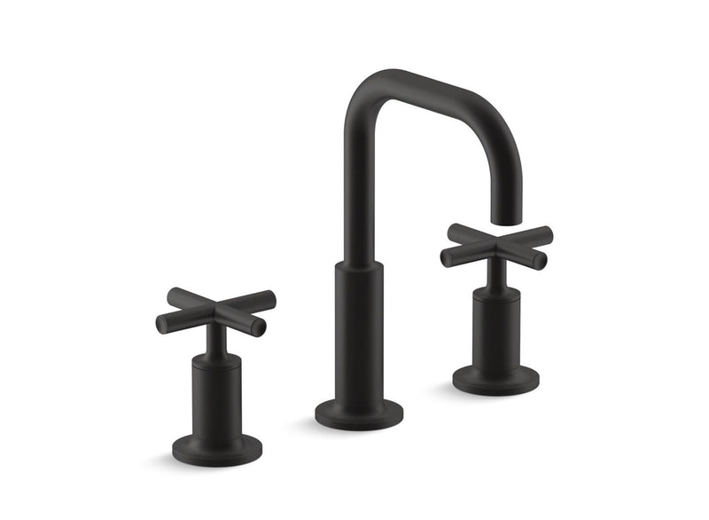 PURIST WIDESPREAD BATHROOM SINK FAUCET WITH CROSS HANDLES, 1.2 GPM - robinsonco.ca