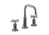 PURIST WIDESPREAD BATHROOM SINK FAUCET WITH CROSS HANDLES, 1.2 GPM - robinsonco.ca