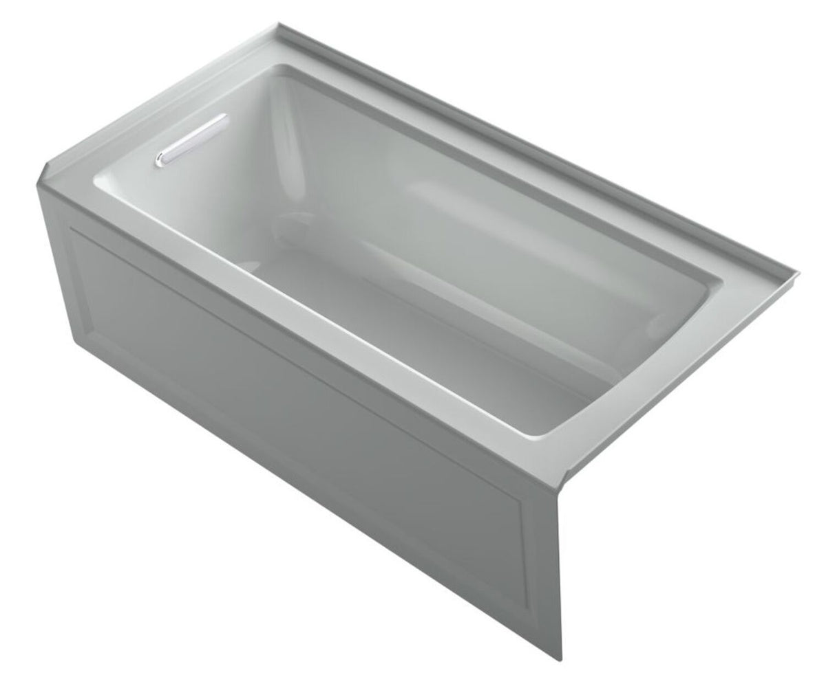 ARCHER® 60 X 30 INCHES ALCOVE BATHTUB WITH INTEGRAL APRON AND INTEGRAL FLANGE, LEFT-HAND DRAIN - robinsonco.ca