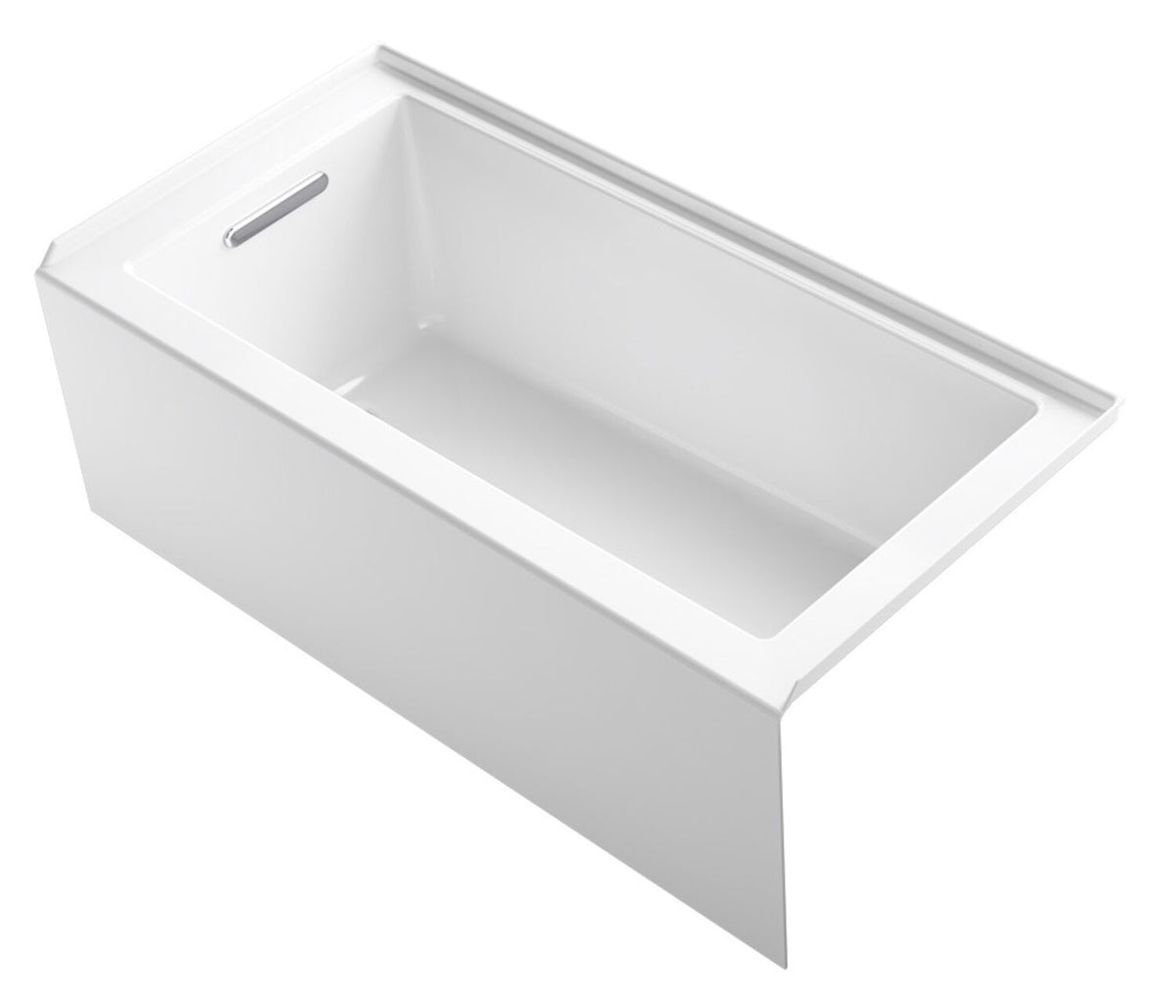 UNDERSCORE® 60 X 30 INCHES ALCOVE BATHTUB WITH INTEGRAL APRON AND INTEGRAL FLANGE AND LEFT-HAND DRAIN