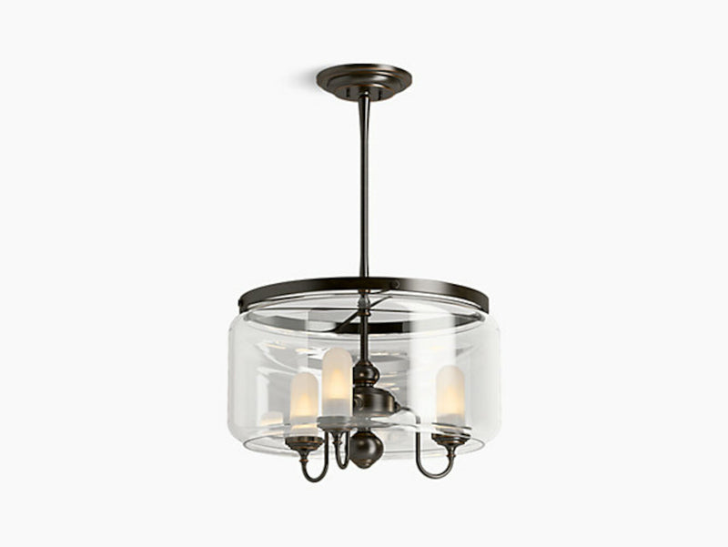 ARTIFACTS 3-LIGHT CHANDELIER - DRUM - robinsonco.ca