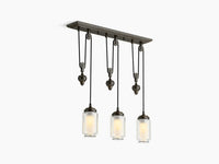ARTIFACTS 3-LIGHT ADJUSTABLE LINEAR CHANDELIER - robinsonco.ca