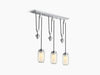 ARTIFACTS 3-LIGHT ADJUSTABLE LINEAR CHANDELIER - robinsonco.ca