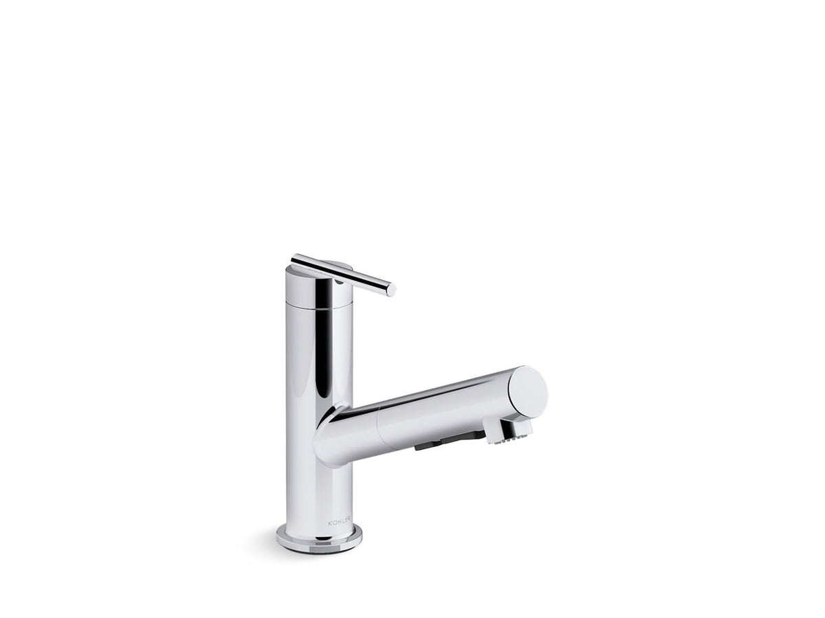 CRUE® PULL-OUT KITCHEN SINK FAUCET WITH THREE-FUNCTION SPRAYHEAD - robinsonco.ca