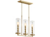 DAMASK 3-LIGHT LINEAR CHANDELIER