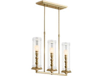 DAMASK 3-LIGHT LINEAR CHANDELIER