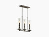 DAMASK 3-LIGHT LINEAR CHANDELIER - robinsonco.ca