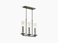 DAMASK 3-LIGHT LINEAR CHANDELIER - robinsonco.ca