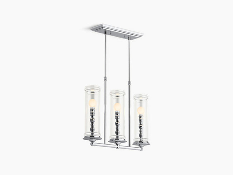 DAMASK 3-LIGHT LINEAR CHANDELIER - robinsonco.ca