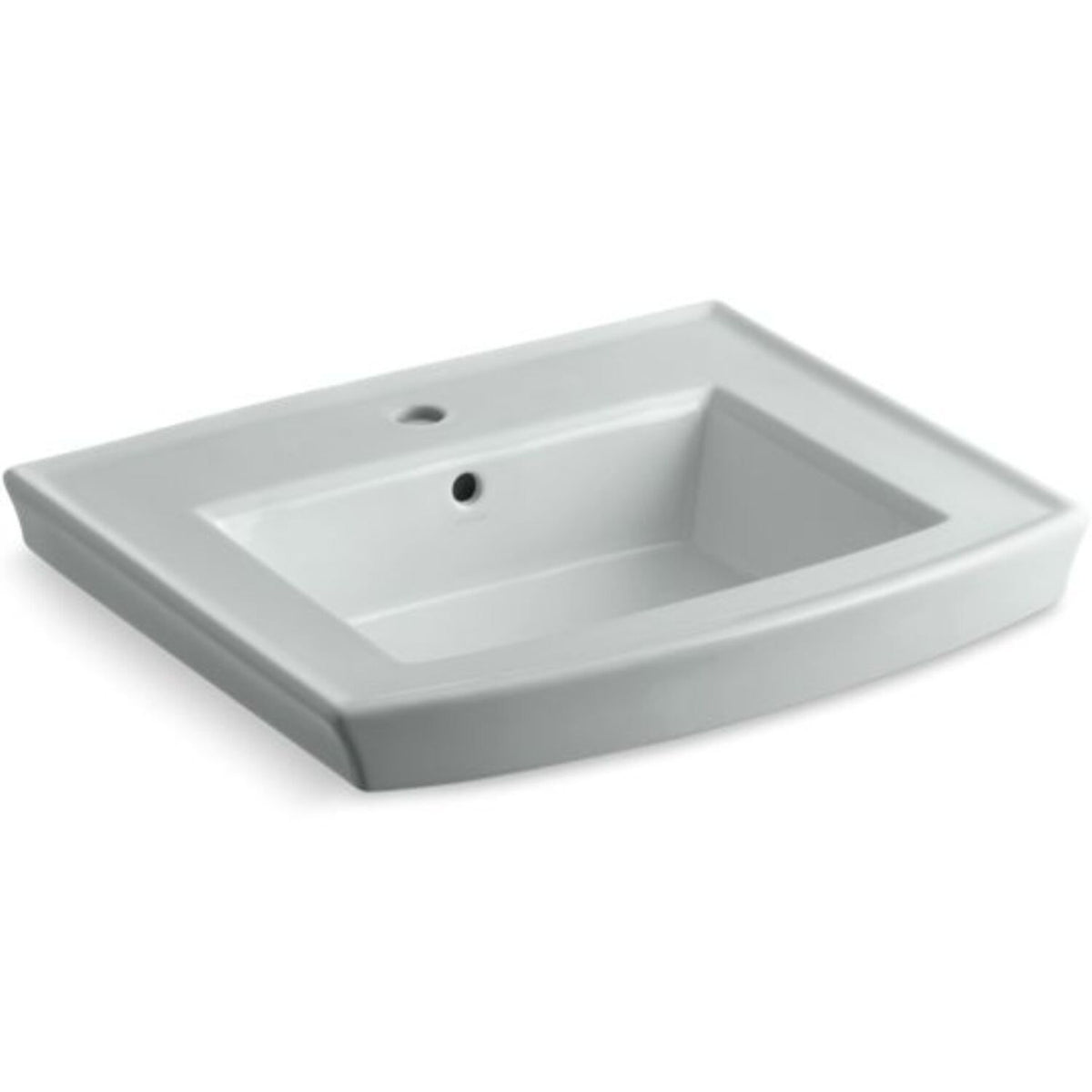 ARCHER® PEDESTAL BATHROOM SINK WITH SINGLE FAUCET HOLE - robinsonco.ca