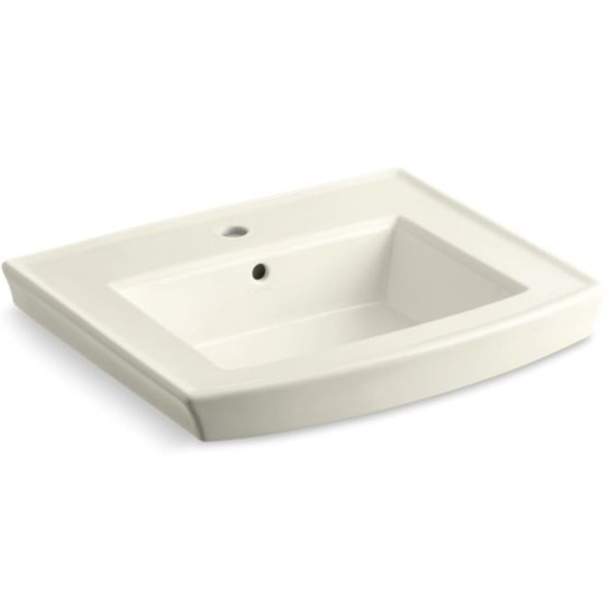 ARCHER® PEDESTAL BATHROOM SINK WITH SINGLE FAUCET HOLE - robinsonco.ca
