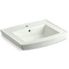 ARCHER® PEDESTAL BATHROOM SINK WITH SINGLE FAUCET HOLE - robinsonco.ca