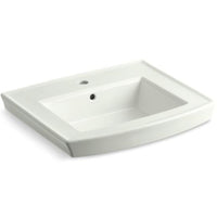 ARCHER® PEDESTAL BATHROOM SINK WITH SINGLE FAUCET HOLE - robinsonco.ca