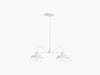 MODERN FARM 2-LIGHT LINEAR CHANDELIER - robinsonco.ca