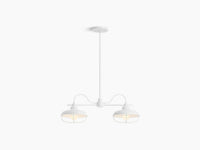 MODERN FARM 2-LIGHT LINEAR CHANDELIER - robinsonco.ca