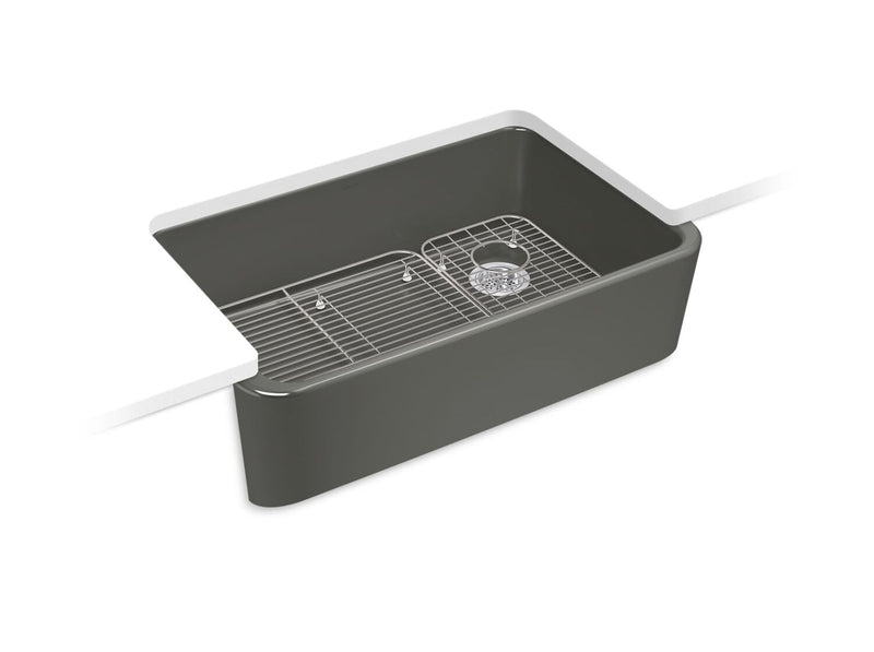 IRONRIDGE 34" UNDERMOUNT SINGLE-BOWL FARMHOUSE KITCHEN SINK - robinsonco.ca