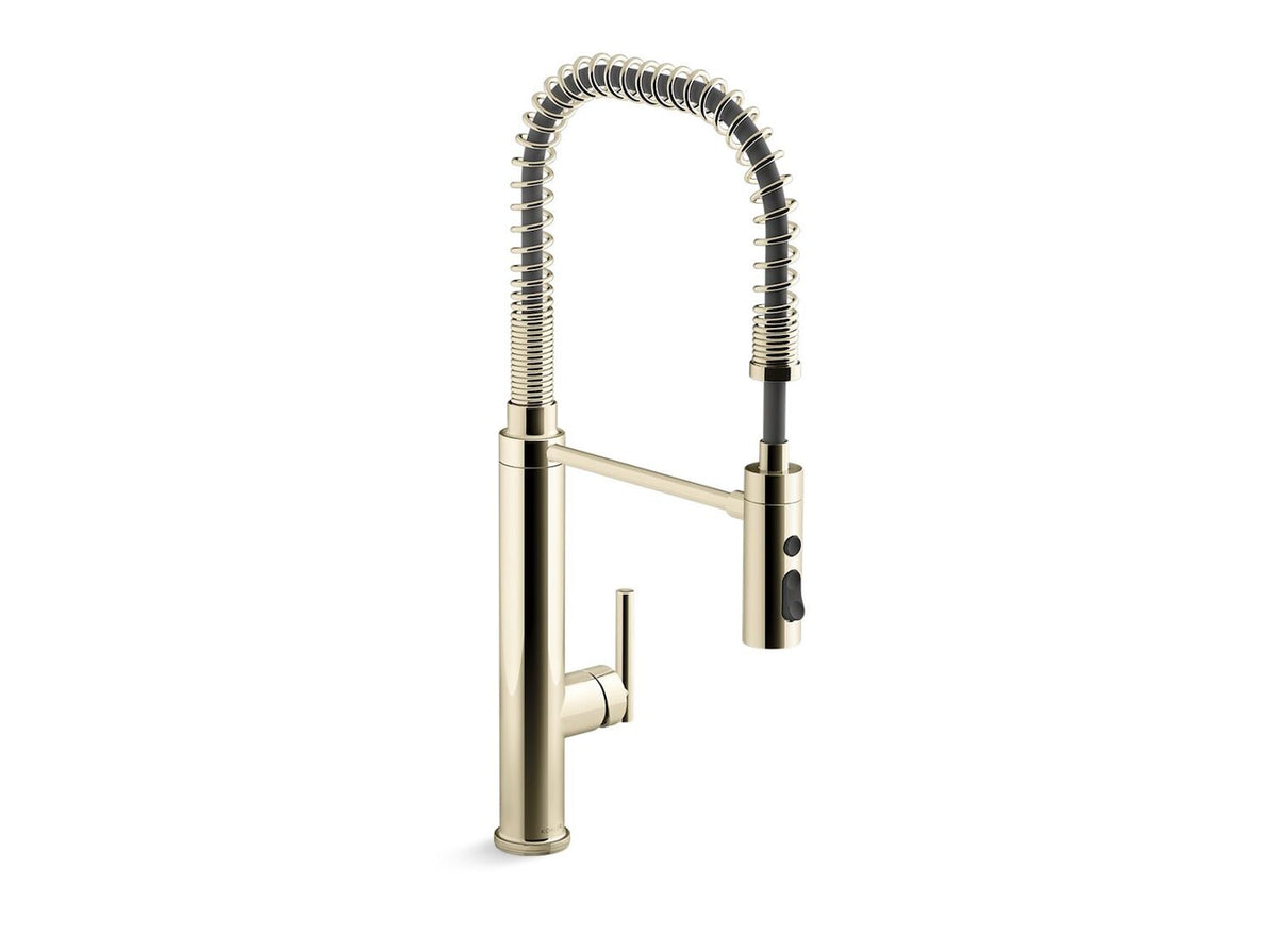 PURIST SEMI-PROFESSIONAL KITCHEN SINK FAUCET WITH THREE-FUNCTION SPRAYHEAD - robinsonco.ca