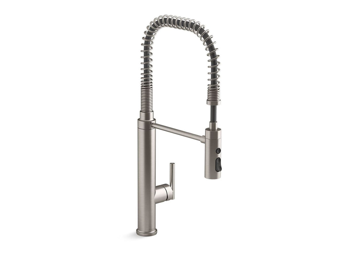 PURIST SEMI-PROFESSIONAL KITCHEN SINK FAUCET WITH THREE-FUNCTION SPRAYHEAD - robinsonco.ca