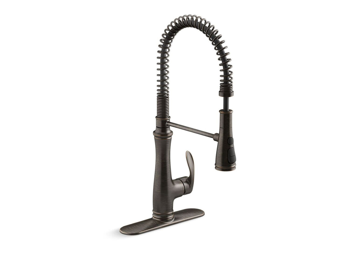 BELLERA SEMI-PROFESSIONAL KITCHEN SINK FAUCET WITH THREE-FUNCTION SPRAYHEAD - robinsonco.ca