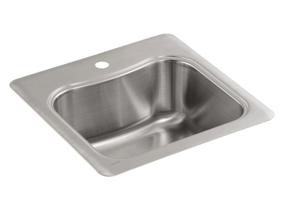 Staccato All-in-One Top-Mount Stainless Steel 20 in. Single Bowl Kitchen Sink with Simplice Faucet Staccato All-in-One Top-Mount Stainless Steel 20 in. Single Bowl Kitchen Sink with Simplice Faucet