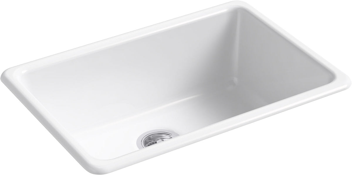 IRON/TONES® 27 X 18-3/4 X 9-5/8 INCHES TOP-/UNDER-MOUNT SINGLE-BOWL KITCHEN SINK