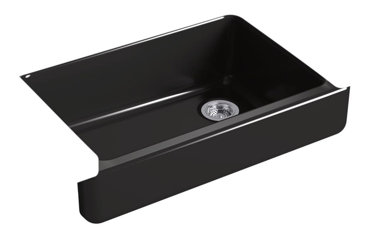 WHITEHAVEN® SELF-TRIMMING® 32-1/2 X 21-9/16 X 9-5/8 INCHES UNDER-MOUNT SINGLE-BOWL SINK WITH SHORT APRON - robinsonco.ca