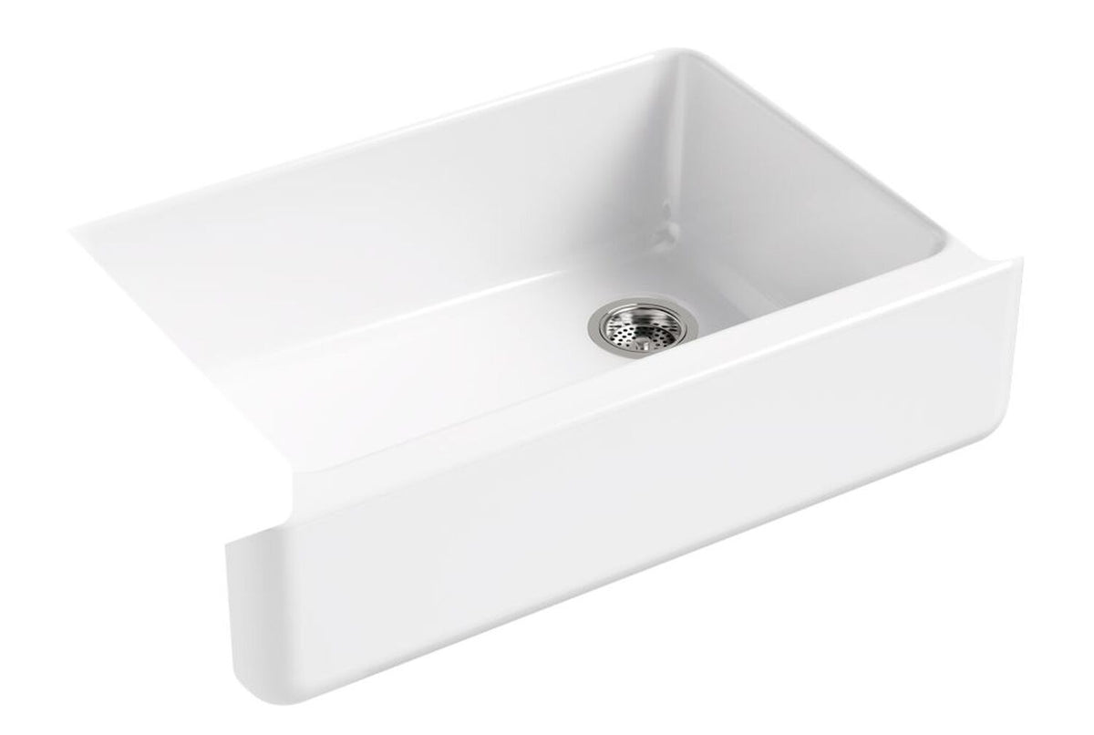 WHITEHAVEN® SELF-TRIMMING® 32-11/16 X 21-9/16 X 9-5/8 INCHES UNDER-MOUNT SINGLE-BOWL SINK WITH TALL APRON