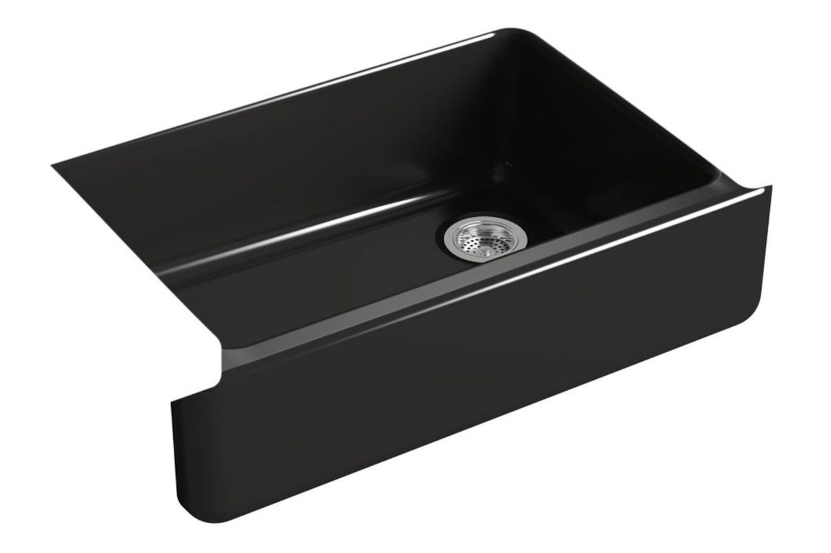 WHITEHAVEN® SELF-TRIMMING® 32-11/16 X 21-9/16 X 9-5/8 INCHES UNDER-MOUNT SINGLE-BOWL SINK WITH TALL APRON - robinsonco.ca