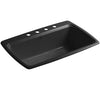 CAPE DORY® 33 X 22 X 9-5/8 INCHES TOP-MOUNT SINGLE-BOWL KITCHEN SINK WITH 4 FAUCET HOLES - robinsonco.ca