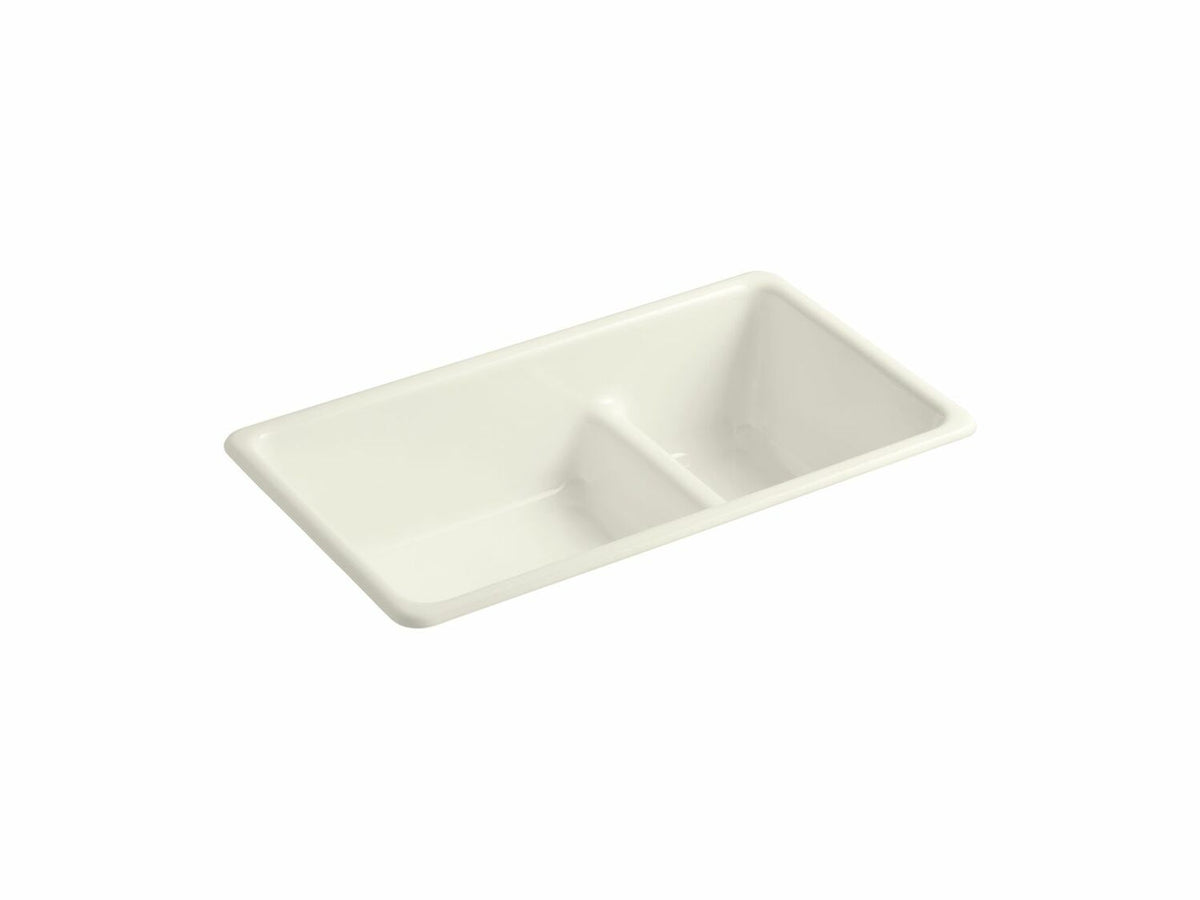 IRON/TONES® 33 X 18-3/4 X 9-5/8 INCHES TOP-/UNDER-MOUNT SMART DIVIDE® LARGE/MEDIUM KITCHEN SINK - robinsonco.ca