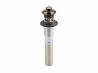 BATHROOM SINK DRAIN WITH NON-REMOVABLE METAL STOPPER AND OVERFLOW - robinsonco.ca