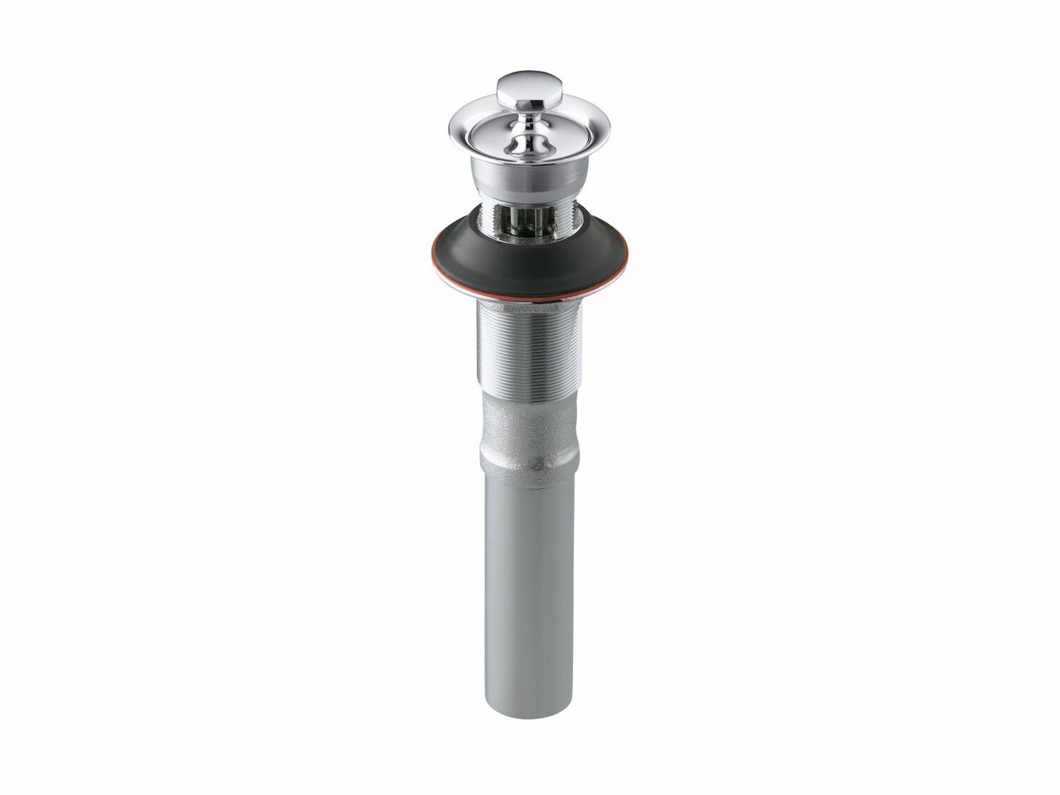 BATHROOM SINK DRAIN WITH NON-REMOVABLE METAL STOPPER AND OVERFLOW - robinsonco.ca