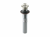 BATHROOM SINK DRAIN WITH NON-REMOVABLE METAL STOPPER AND OVERFLOW - robinsonco.ca