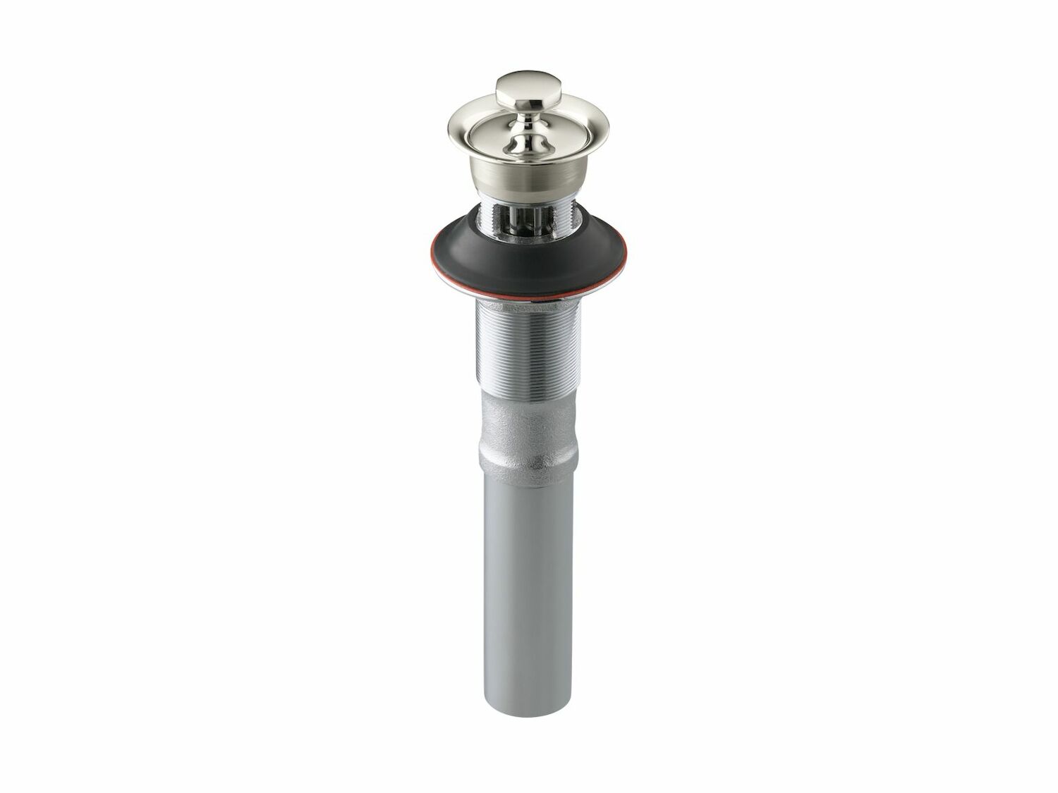 BATHROOM SINK DRAIN WITH NON-REMOVABLE METAL STOPPER AND OVERFLOW - robinsonco.ca