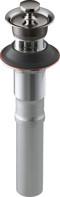BATHROOM SINK DRAIN WITH NON-REMOVABLE METAL STOPPER AND OVERFLOW - robinsonco.ca