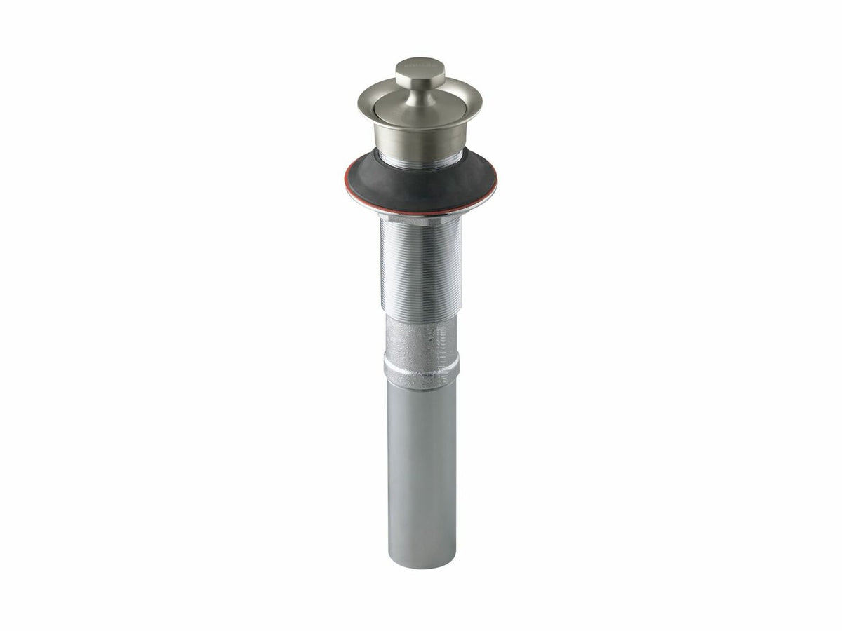 BATHROOM SINK DRAIN WITH NON-REMOVABLE METAL STOPPER AND WITHOUT OVERFLOW - robinsonco.ca