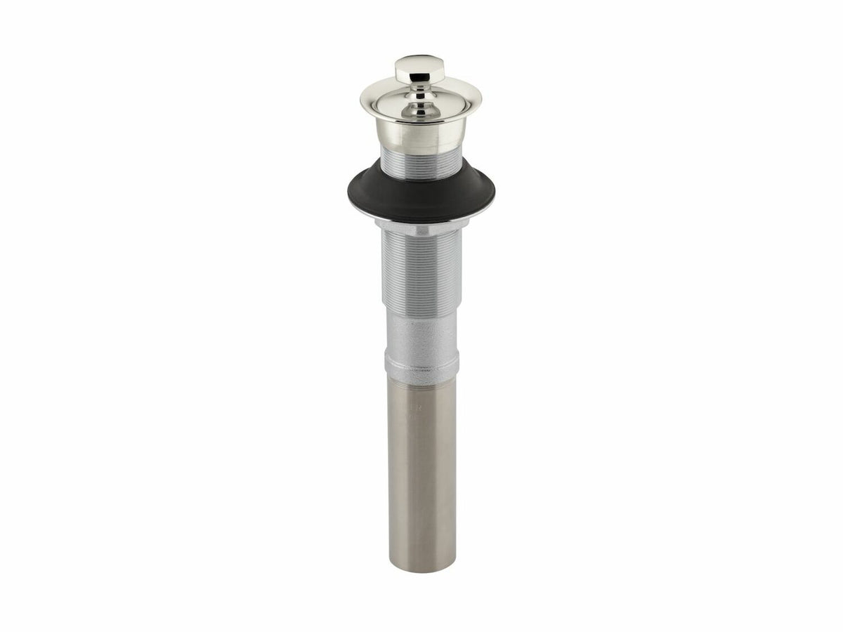 BATHROOM SINK DRAIN WITH NON-REMOVABLE METAL STOPPER AND WITHOUT OVERFLOW - robinsonco.ca