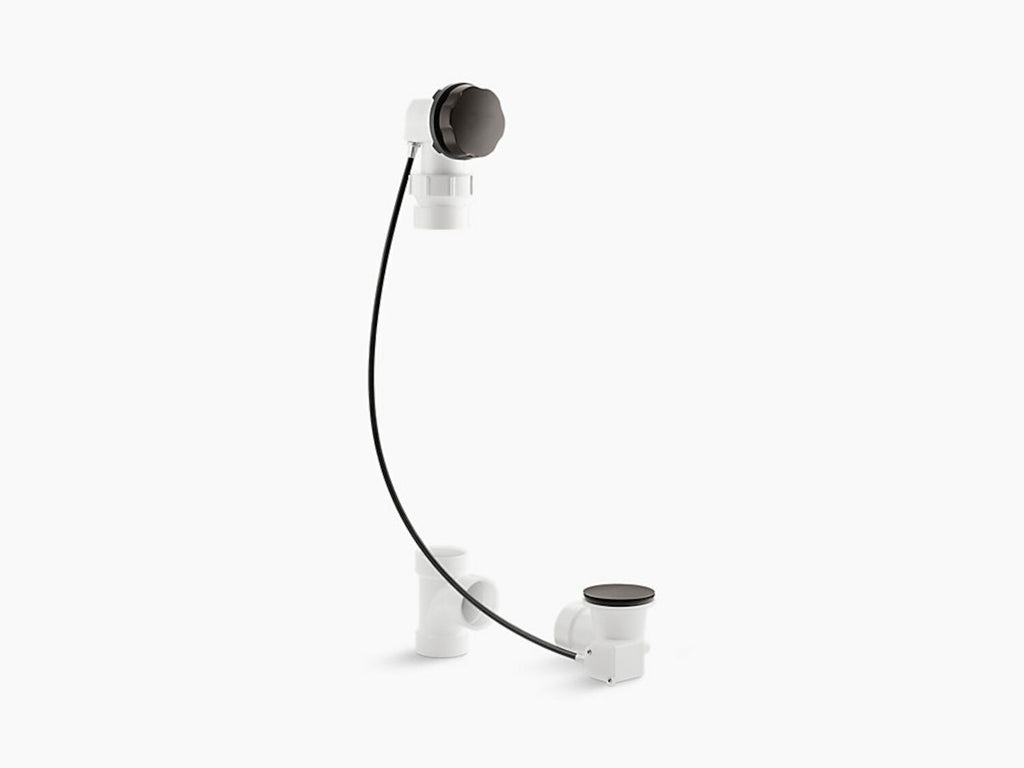 CLEARFLO CABLE BATH DRAIN, LESS PVC TUBING