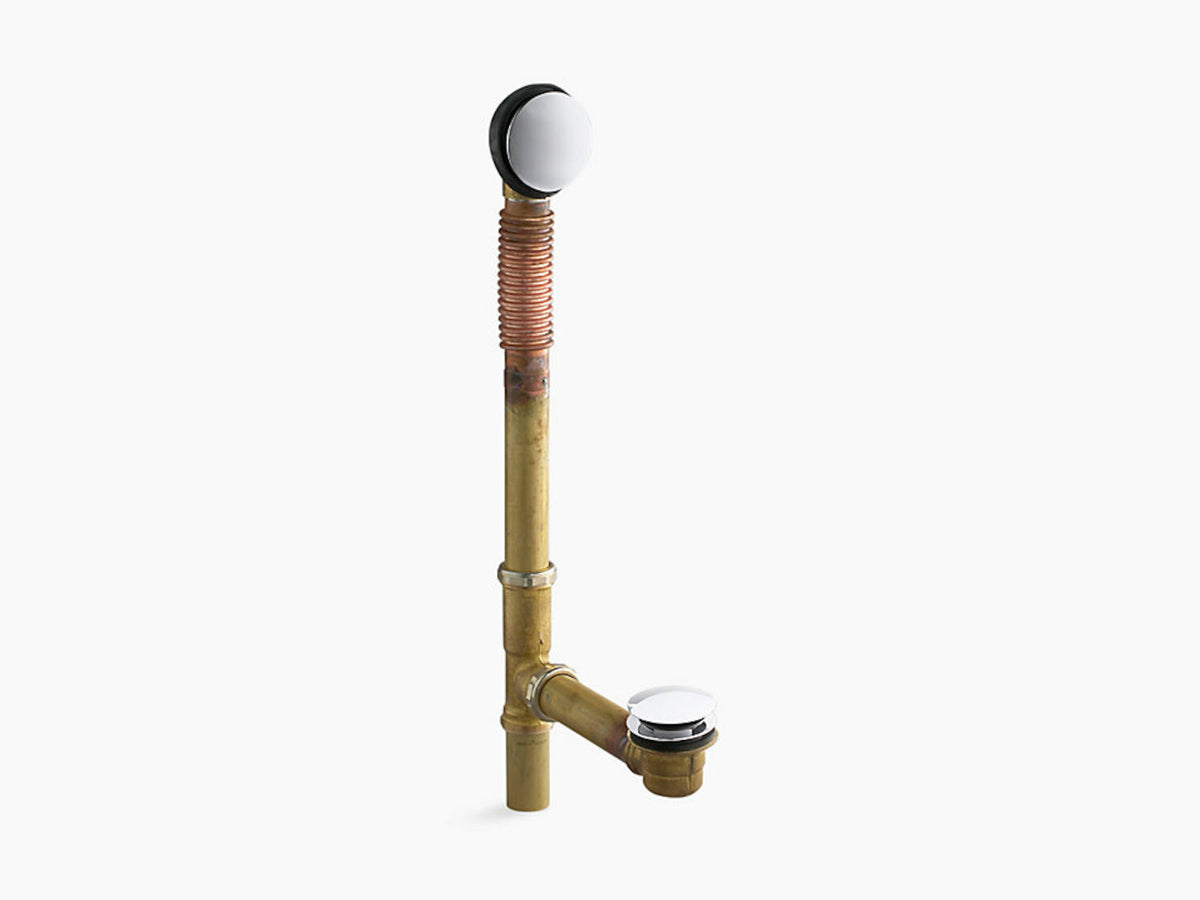 CLEARFLO BRASS TOE TAP BATH DRAIN - robinsonco.ca