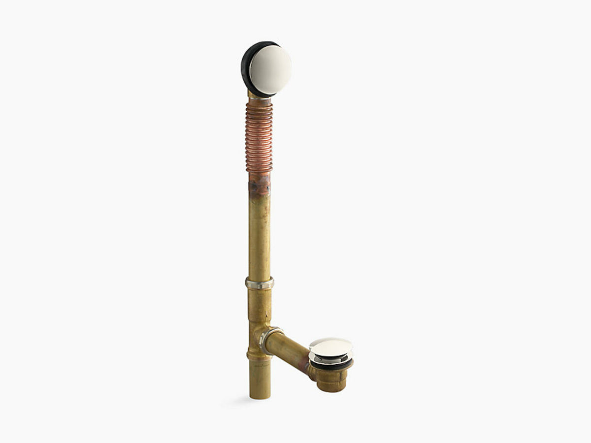 CLEARFLO BRASS TOE TAP BATH DRAIN - robinsonco.ca