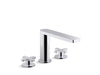 COMPOSED WIDESPREAD BATHROOM SINK FAUCET WITH CROSS HANDLES - robinsonco.ca