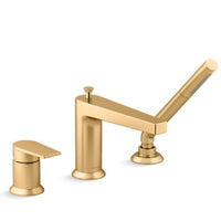 TAUT® 11 GPM DECK-MOUNT BATH FAUCET WITH HANDSHOWER - robinsonco.ca