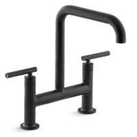 PURIST TWO-HOLE BRIDGE KITCHEN SINK FAUCET - robinsonco.ca